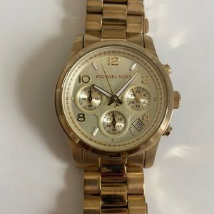 Gold Michael Kors watch
